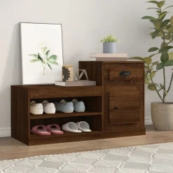 Schoenenkast 100x42x60 cm bewerkt hout>vidaXL Discount
