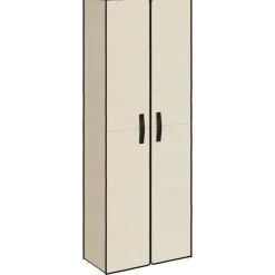 Huishoudelijke Benodigdheden*vidaXL Schoenenkast 60x30x166 cm stof crèmekleurig Crème