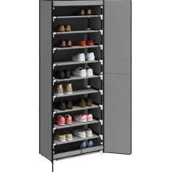 Schoenenkast 60x30x166 cm stof><noscript><img width=
