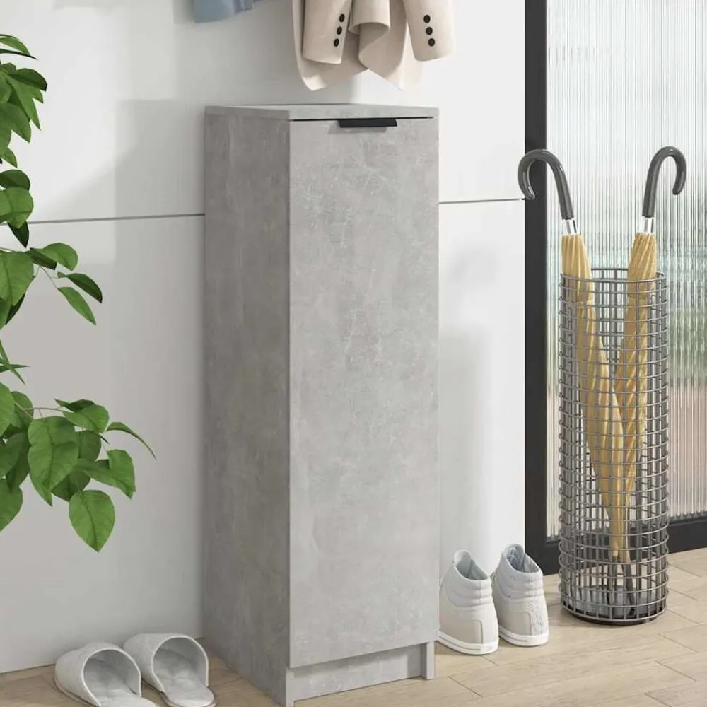 Huishoudelijke Benodigdheden*vidaXL Schoenenkast 30x35x100 cm bewerkt hout Betongrijs