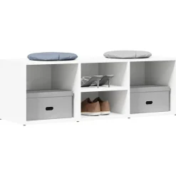 Schoenenopbergbank 105x35x35 cm bewerkt hout><noscript><img width=