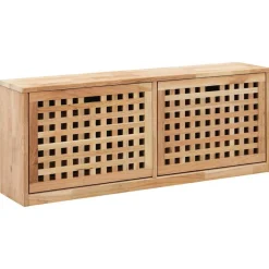 Schoenenopbergbank 94x20x38 cm massief walnotenhout>vidaXL Outlet