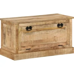 Bankjes*vidaXL Schoenenopbergbank 85x40x45 cm massief mangohout