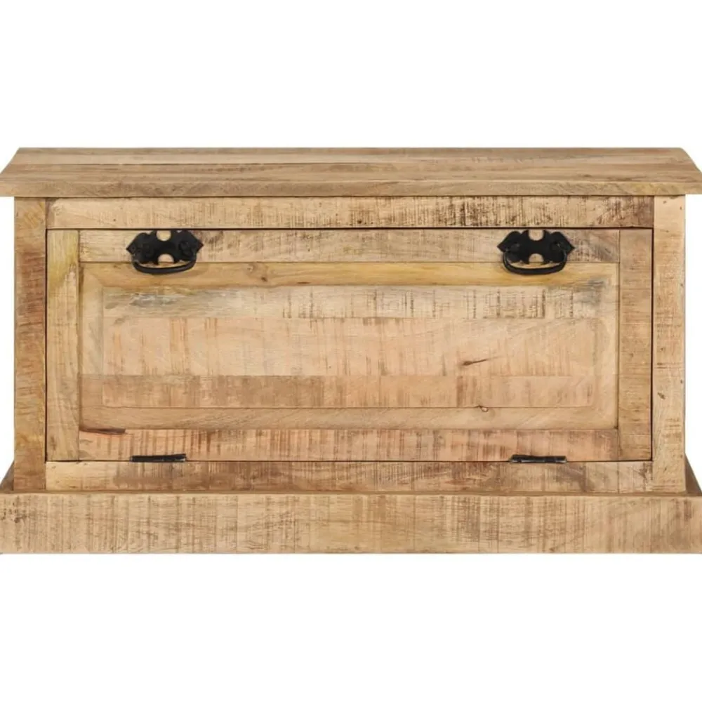 Bankjes*vidaXL Schoenenopbergbank 85x40x45 cm massief mangohout