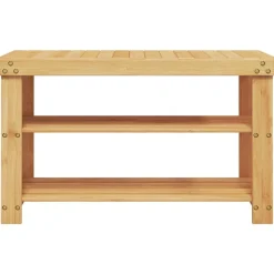 Huishoudelijke Benodigdheden*vidaXL Schoenenrek 3-laags 70x27,5x45 cm bamboe