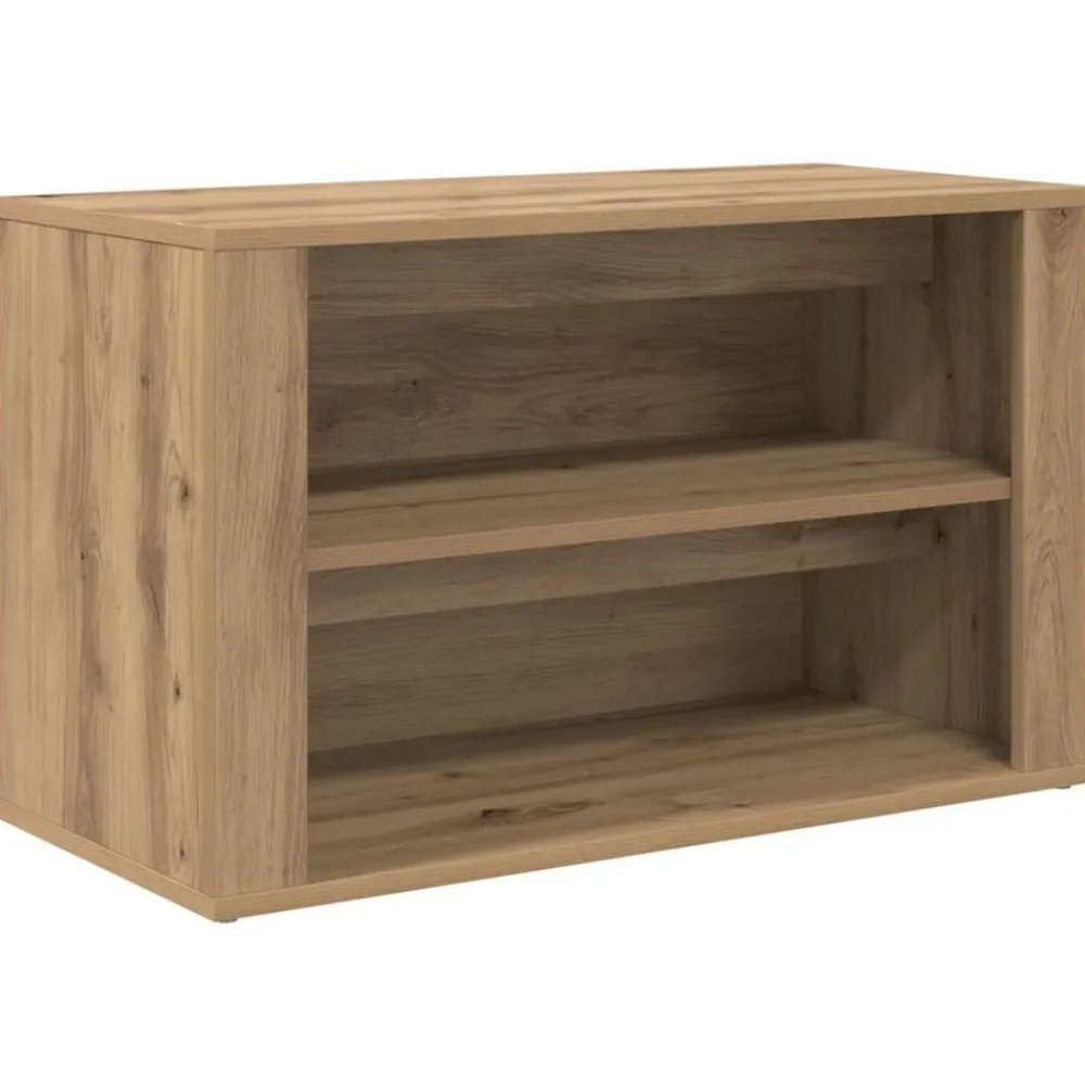 Huishoudelijke Benodigdheden*vidaXL Schoenenrek met plank 75 x 35 x 45 cm artisanaal eikenkleurig