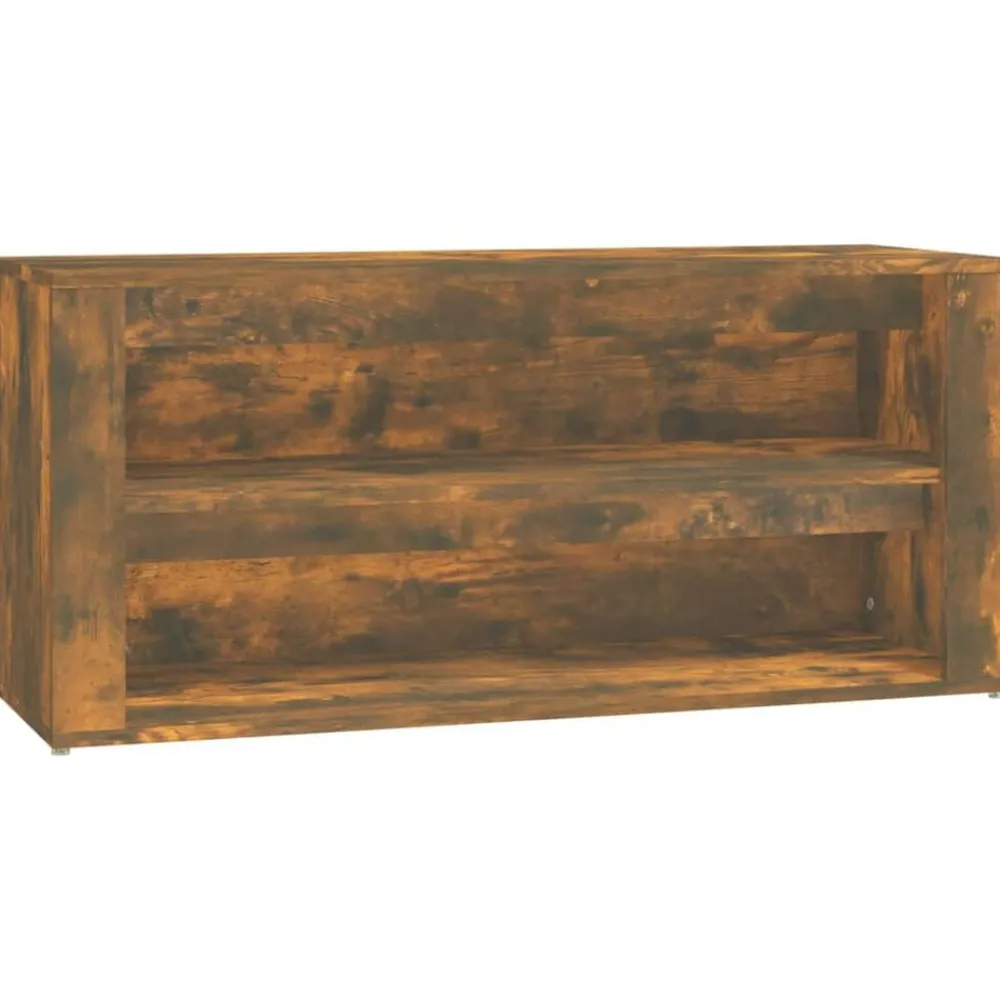 Huishoudelijke Benodigdheden*vidaXL Schoenenrek 100x35x45 cm bewerkt hout kleurig Gerookt eiken