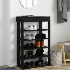 Schoenenrek 60x30x98 cm bewerkt hout><noscript><img width=