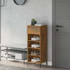 Schoenenrek 40x36x105 cm bewerkt hout kleurig>vidaXL New