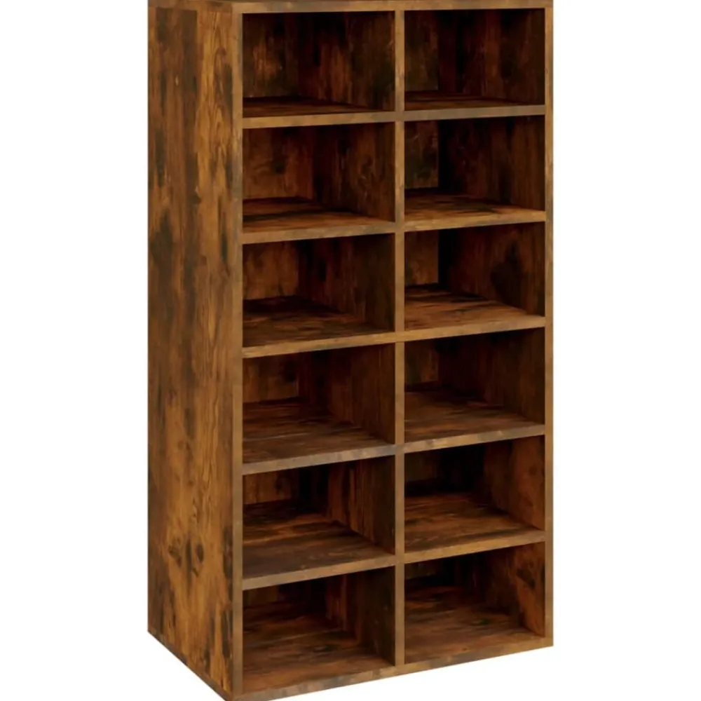 Schoenenrek 54x34x100,5 cm bewerkt hout kleurig>vidaXL Online