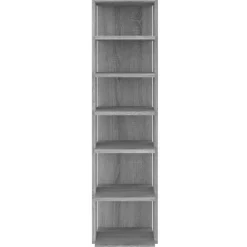 Huishoudelijke Benodigdheden*vidaXL Schoenenrek 27,5x27x102 cm bewerkt hout Grijs sonoma