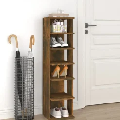 Schoenenrek 27,5x27x102 cm bewerkt hout kleurig>vidaXL Hot