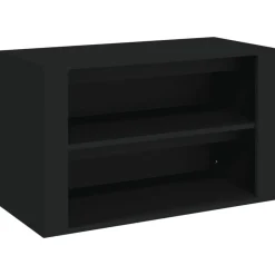 Huishoudelijke Benodigdheden*vidaXL Schoenenrek 75x35x45 cm bewerkt hout Zwart