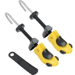 Schoenspanners met schoenlepel EU 34-37 kunststof geel>vidaXL