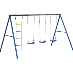 Schommelset met schommels en ladder>vidaXL Discount