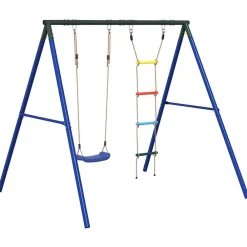 Schommelset met schommel en ladder>vidaXL