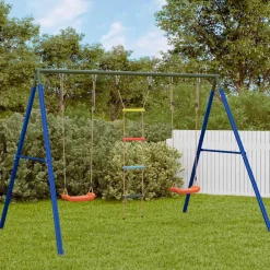 Schommelset met schommels en ladder>vidaXL Clearance