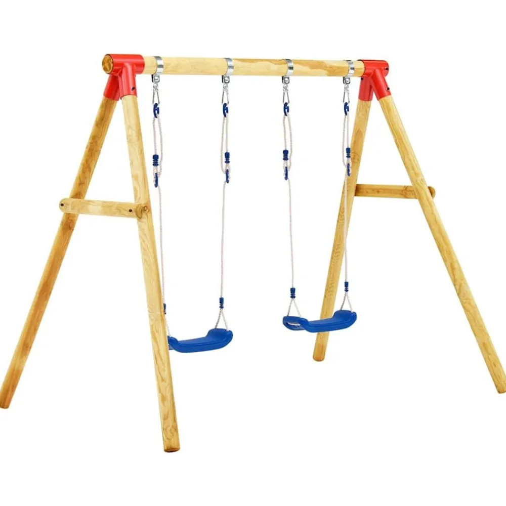 Buitenspeelgoed*vidaXL Schommelset 230x130x166 cm grenenhout