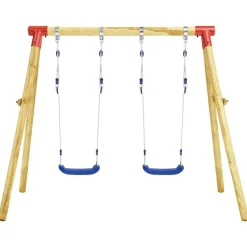 Buitenspeelgoed*vidaXL Schommelset 230x130x166 cm grenenhout