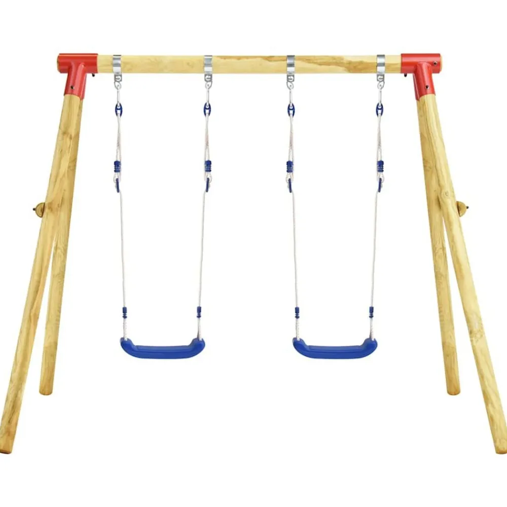 Buitenspeelgoed*vidaXL Schommelset 230x130x166 cm grenenhout