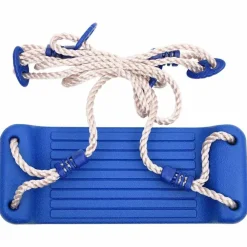 Schommelzitje en touwladder 37x15 cm PE blauw>vidaXL Clearance