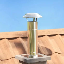 Schouw Verlenging Zilver 25 x 25 x 65 cm Roestvrij staal>vidaXL Hot