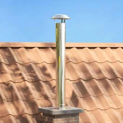 Schouw Verlenging Zilver 25 x 25 x 132 cm Roestvrij staal>vidaXL Outlet