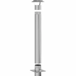 Schouw Verlenging Zilver 25 x 25 x 132 cm Roestvrij staal><noscript><img width=
