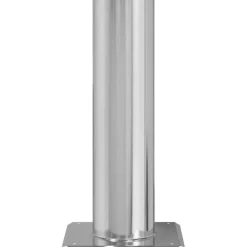 Schouwkop Verlenging Zilver 24 x 24 x 50 cm Roestvrij staal><noscript><img width=