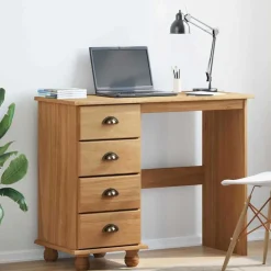 Schrijfbureau ASKIM 95 x 40 x 75 cm Massief grenenhout>vidaXL Sale