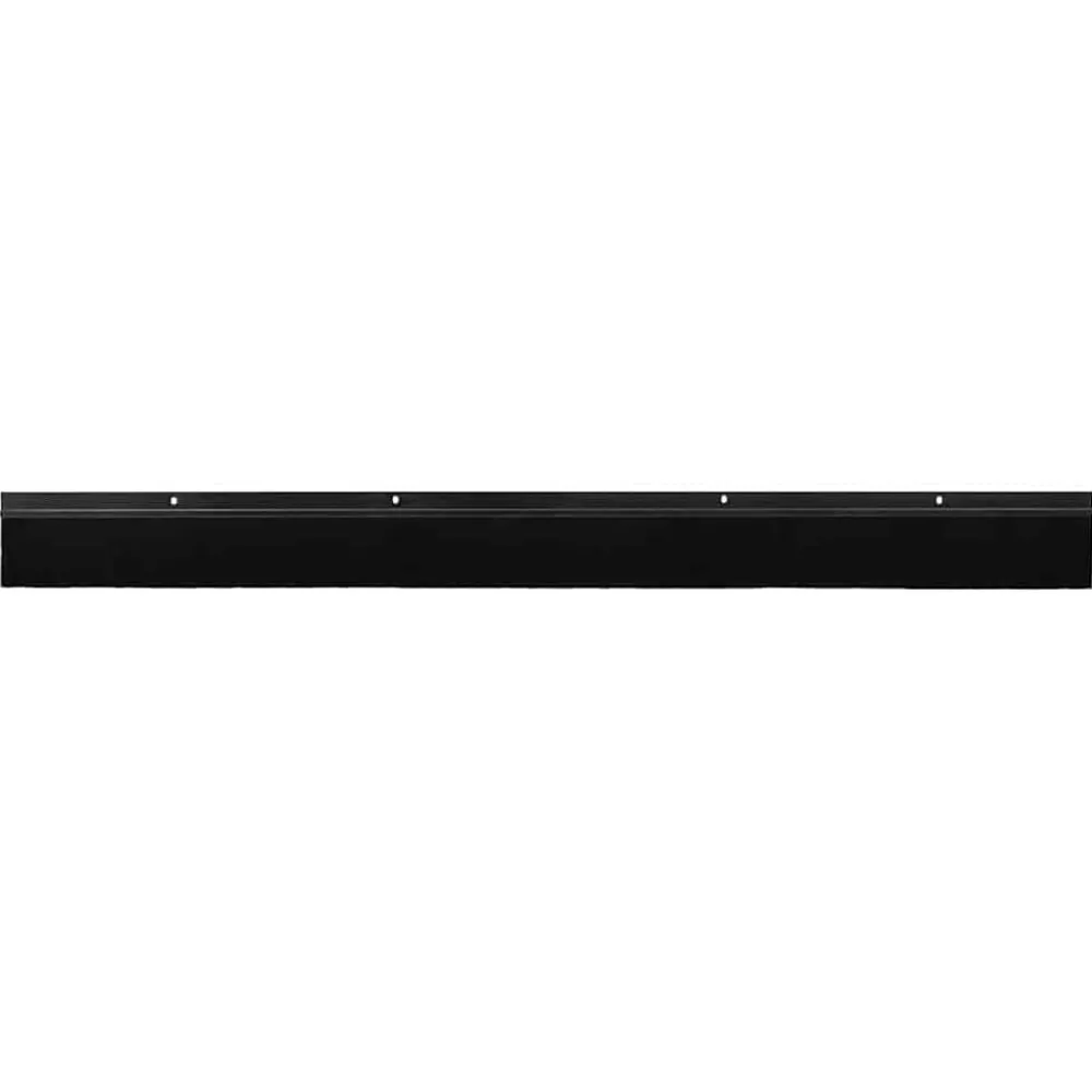 Bouwmaterialen*vidaXL Schroefbare Deurborstelafsluitingen 2 pcs 100 cm Zwart