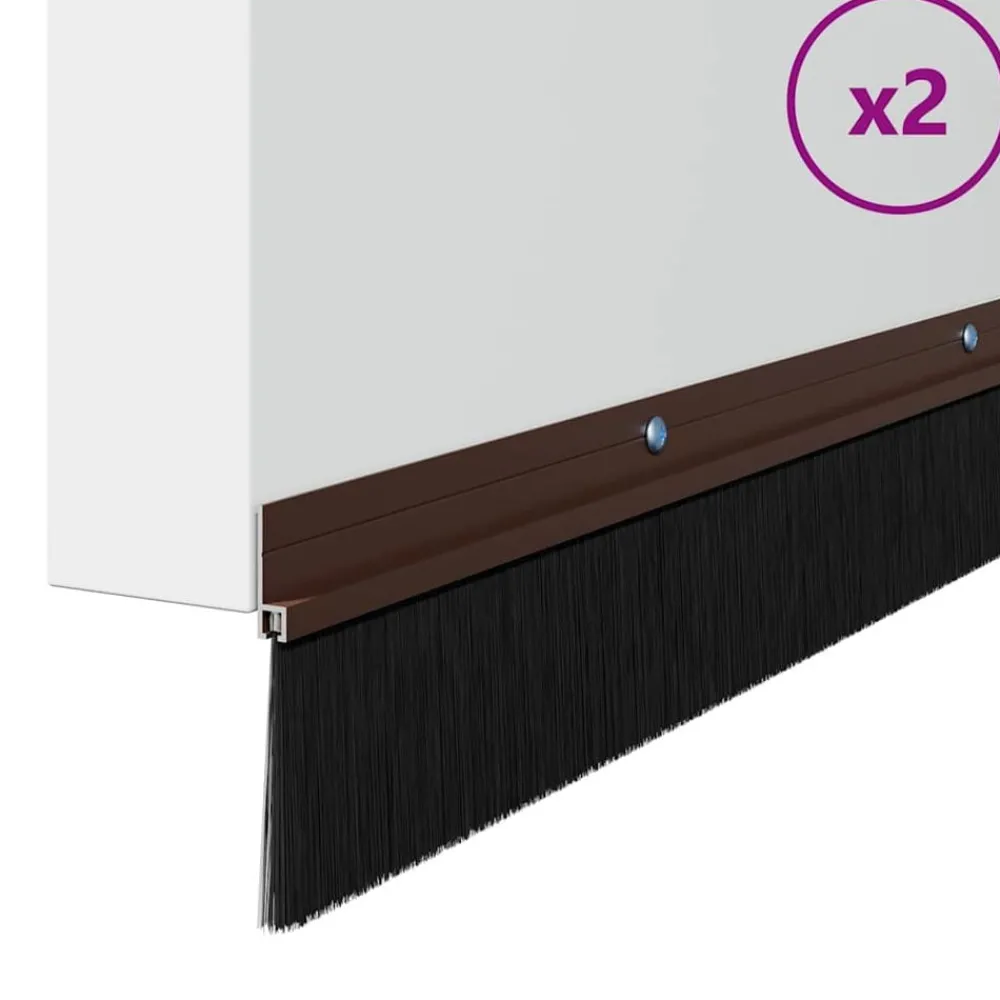 Schroefbare Deurborstelafsluitingen 2 pcs 100 cm>vidaXL Sale