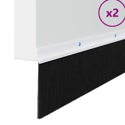 Schroefbare Deurborstelafsluitingen 2 pcs 100 cm><noscript><img width=