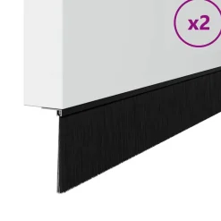 Schroefbare Deurborstelafsluitingen 2 pcs 100 cm>vidaXL Best