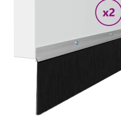Schroefbare Deurborstelafsluitingen 2 pcs 100 cm><noscript><img width=