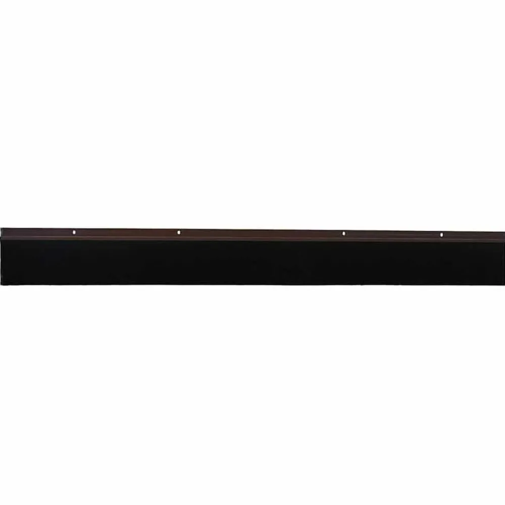 Bouwmaterialen*vidaXL Schroefbare Deurborstelafsluitingen 2 pcs 100 cm Bruin