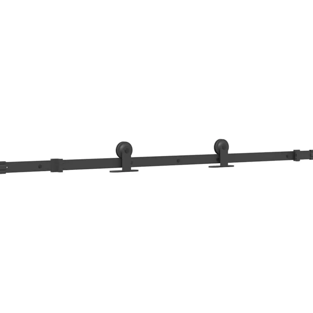 Schuifdeur met beslag 76x205 cm gehard glas en aluminium>vidaXL Best