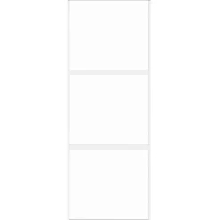 Schuifdeur 76x205 cm gehard glas en aluminium wit><noscript><img width=
