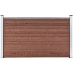 Tuinafscheidingen*vidaXL Schutting 180x105 cm HKC Bruin