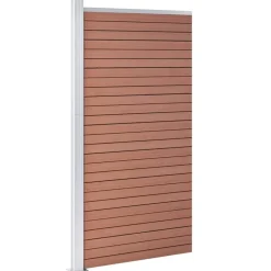 Tuinafscheidingen*vidaXL Schuttingpaneel 95x186 cm HKC Bruin