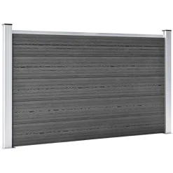 Tuinafscheidingen*vidaXL Schuttingpanelenset 526x105 cm HKC Zwart