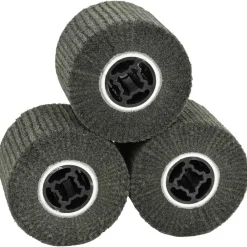 Schuurrollen 3 pcs Zwart 12 x 12 x 10 cm Synthetische Vezel>vidaXL Clearance