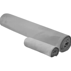 Linnengoed*vidaXL Set van Sporthanddoeken 2 pcs Stof Donkergrijs