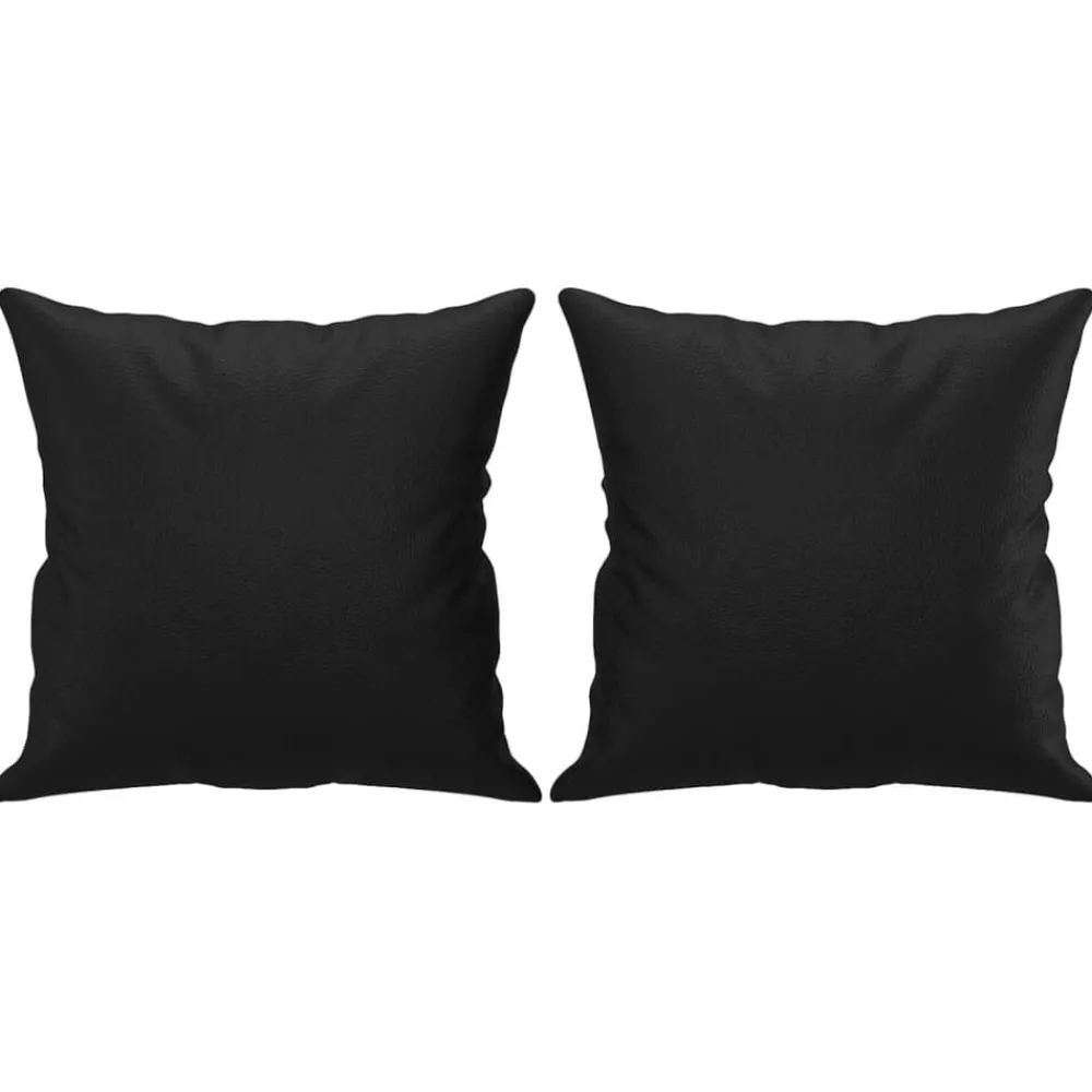 Sierkussens 2 st 40x40 cm kunstleer>vidaXL Hot