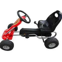 Speelgoed*vidaXL Skelter met pedalen Rood