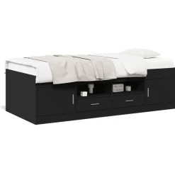 Slaapbank met lades zonder matras 100x200 cm>vidaXL Sale