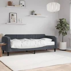 Slaapbank met matras 80x200 cm fluweel>vidaXL Online