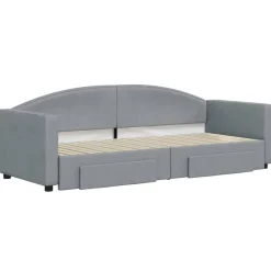 Slaapbank met onderschuifbed en lades 80x200 cm stof><noscript><img width=