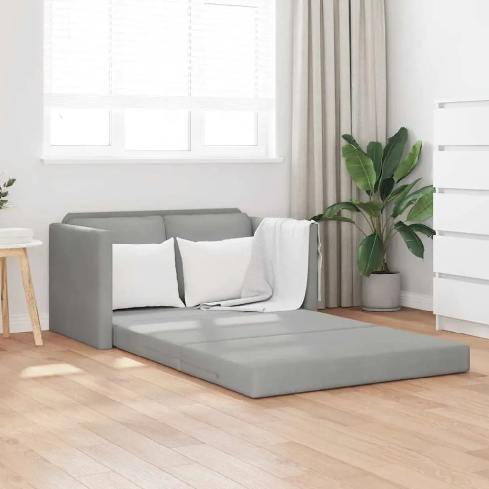 Slaapbank vloermodel 2-in-1 122x204x55 cm fluweel>vidaXL Clearance