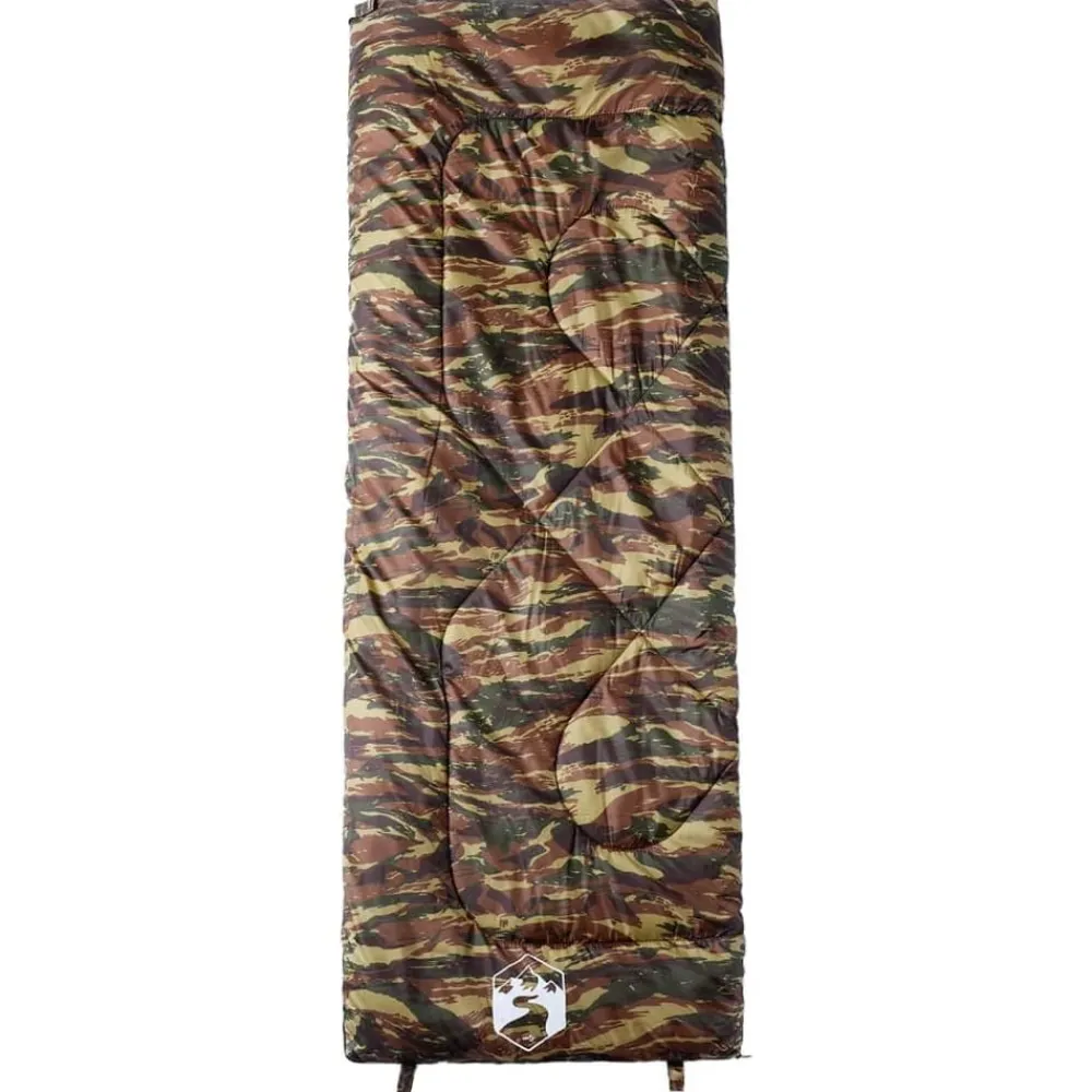 Buitensport*vidaXL Slaapzak voor volwassenen 3 seizoenen Camouflage